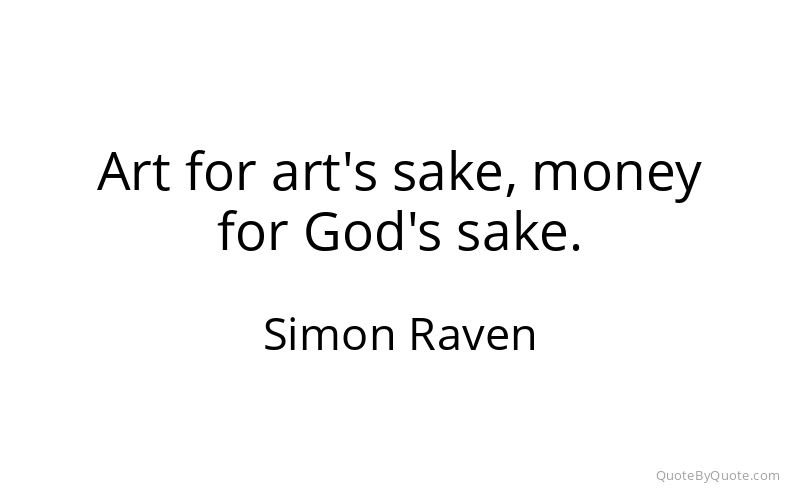 Preview image for this quote by Simon Raven