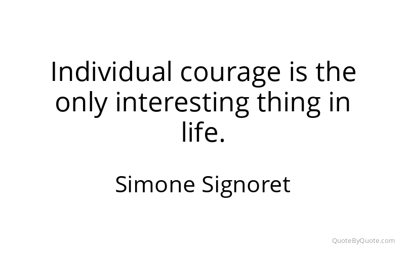 Preview image for this quote by Simone Signoret
