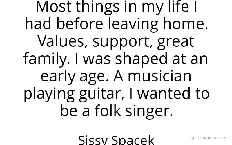 Preview image for this quote by Sissy Spacek