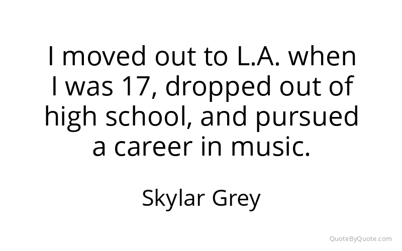 Preview image for this quote by Skylar Grey