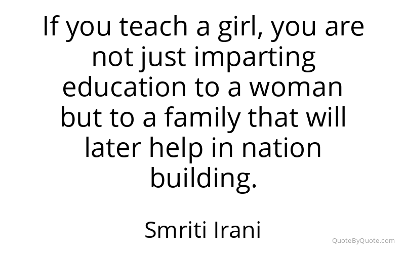 Preview image for this quote by Smriti Irani