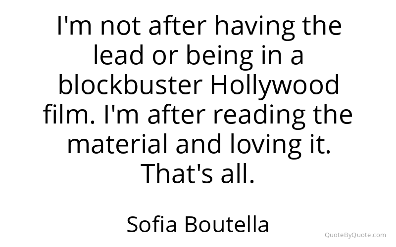 Preview image for this quote by Sofia Boutella