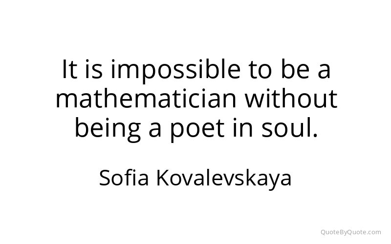 Preview image for this quote by Sofia Kovalevskaya