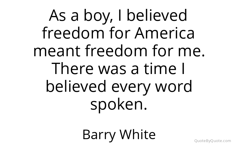 Preview image for this quote by Barry White