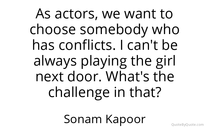 Preview image for this quote by Sonam Kapoor