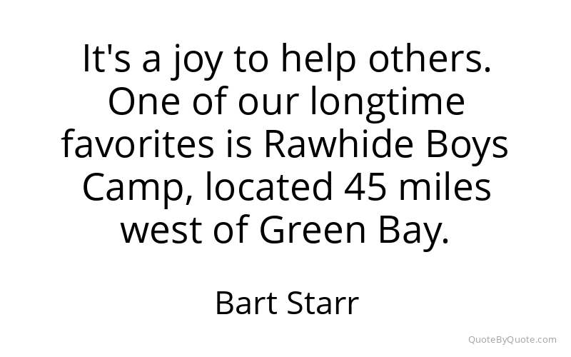 Preview image for this quote by Bart Starr
