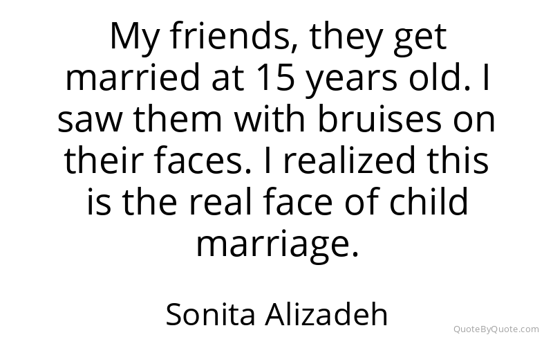Preview image for this quote by Sonita Alizadeh