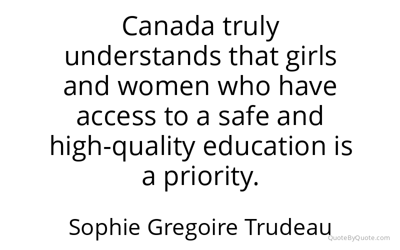 Preview image for this quote by Sophie Gregoire Trudeau