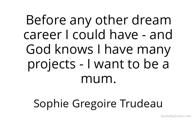Preview image for this quote by Sophie Gregoire Trudeau