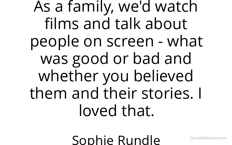 Preview image for this quote by Sophie Rundle