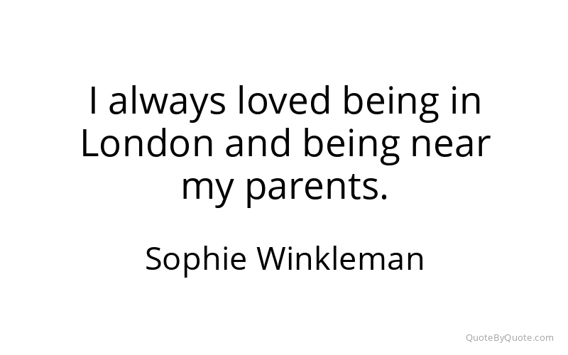 Preview image for this quote by Sophie Winkleman