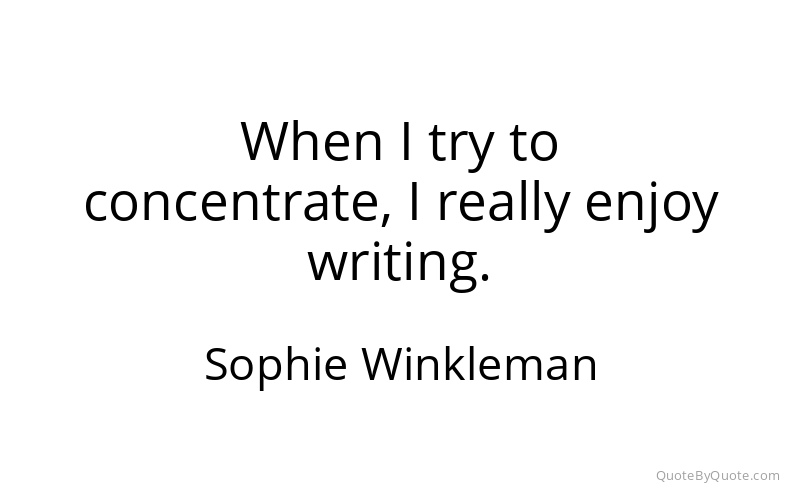Preview image for this quote by Sophie Winkleman