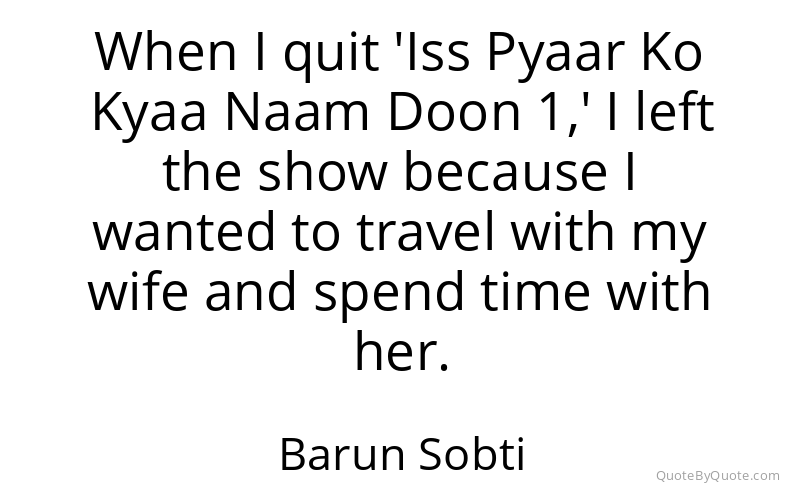 Preview image for this quote by Barun Sobti