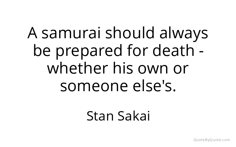 Preview image for this quote by Stan Sakai