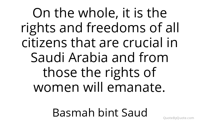 Preview image for this quote by Basmah bint Saud
