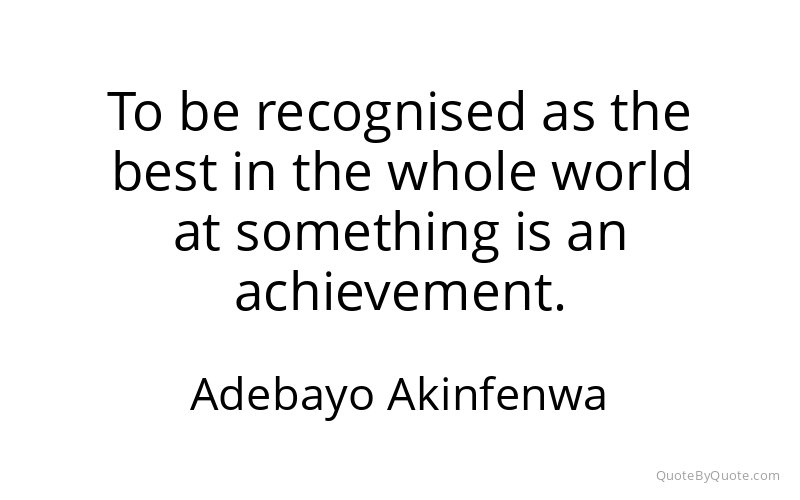 Preview image for this quote by Adebayo Akinfenwa