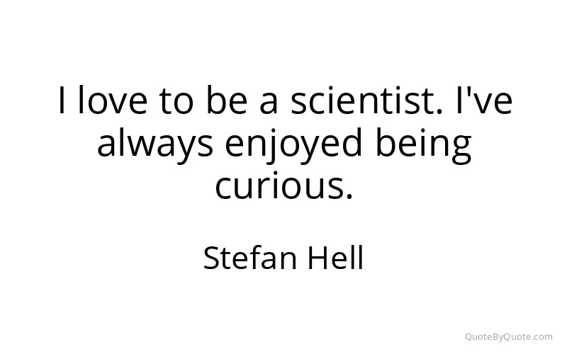 Preview image for this quote by Stefan Hell