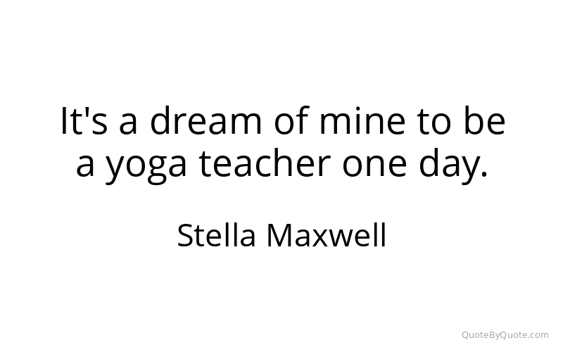 Preview image for this quote by Stella Maxwell