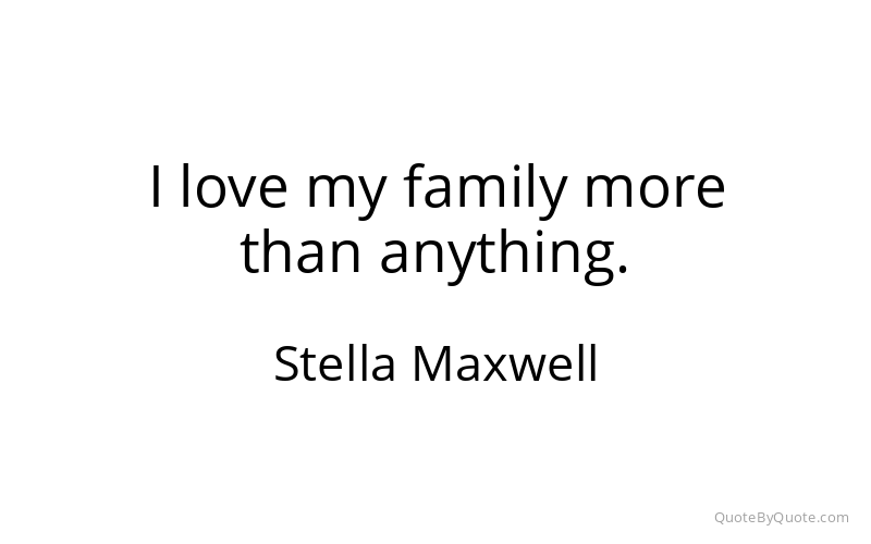 Preview image for this quote by Stella Maxwell