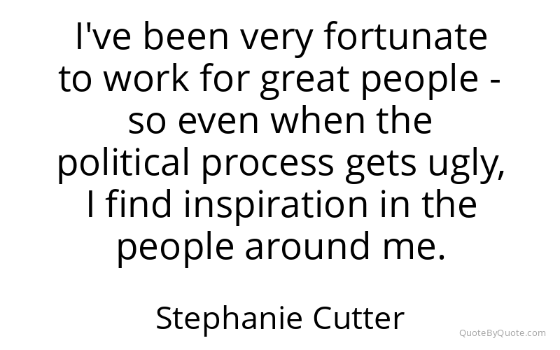 Preview image for this quote by Stephanie Cutter