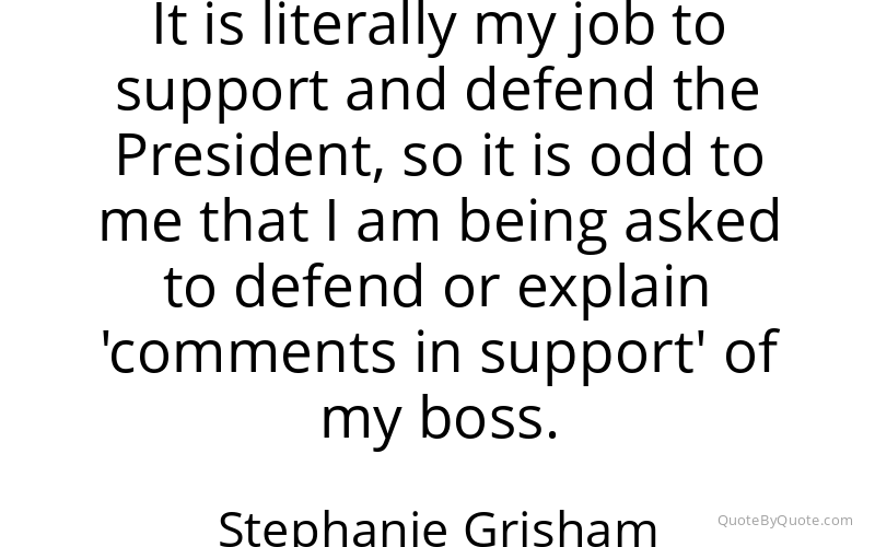 Preview image for this quote by Stephanie Grisham