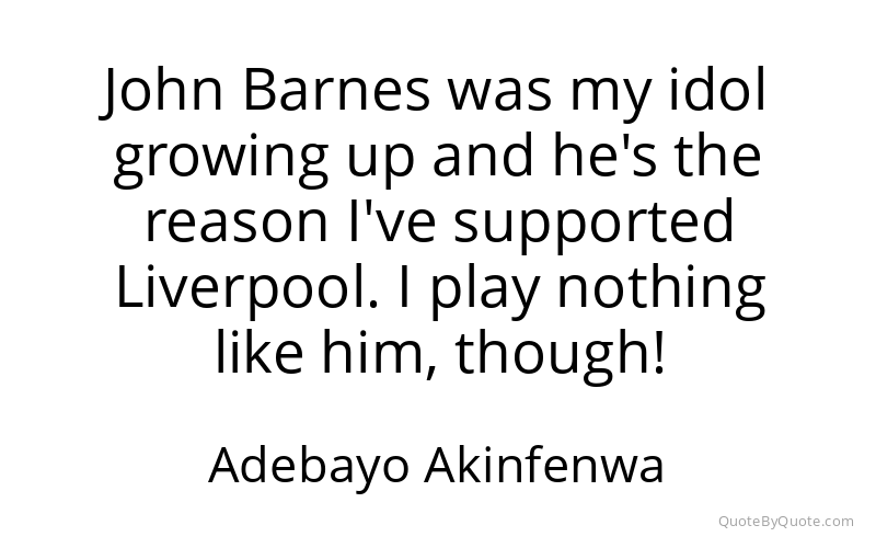 Preview image for this quote by Adebayo Akinfenwa