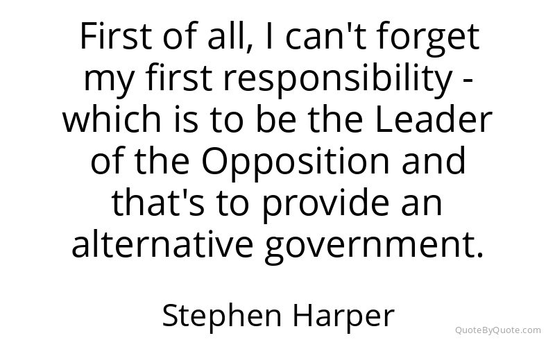 Preview image for this quote by Stephen Harper