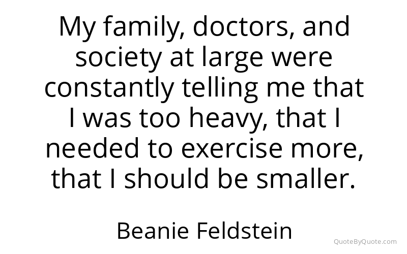 Preview image for this quote by Beanie Feldstein