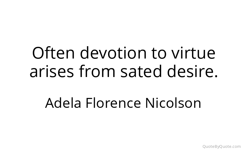 Preview image for this quote by Adela Florence Nicolson