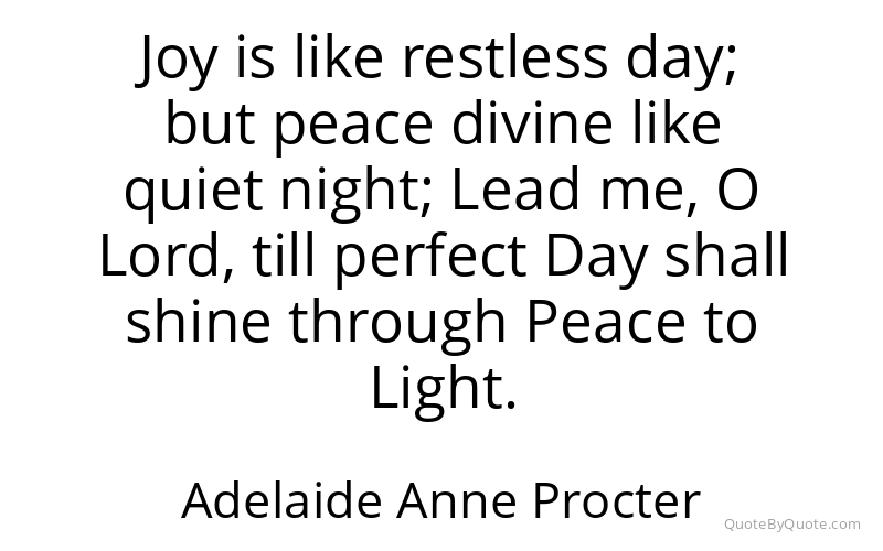 Preview image for this quote by Adelaide Anne Procter