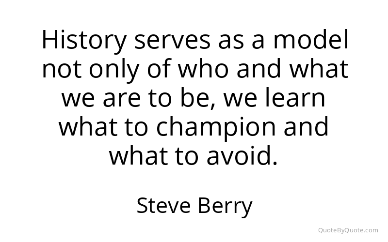 Preview image for this quote by Steve Berry