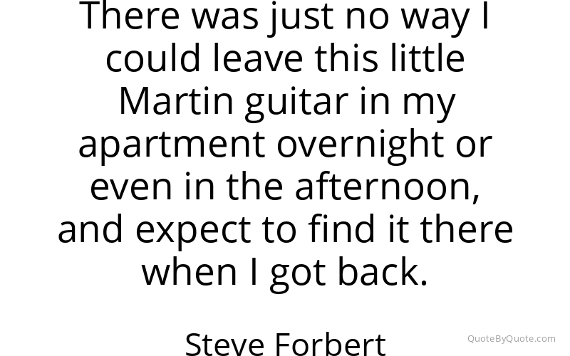 Preview image for this quote by Steve Forbert