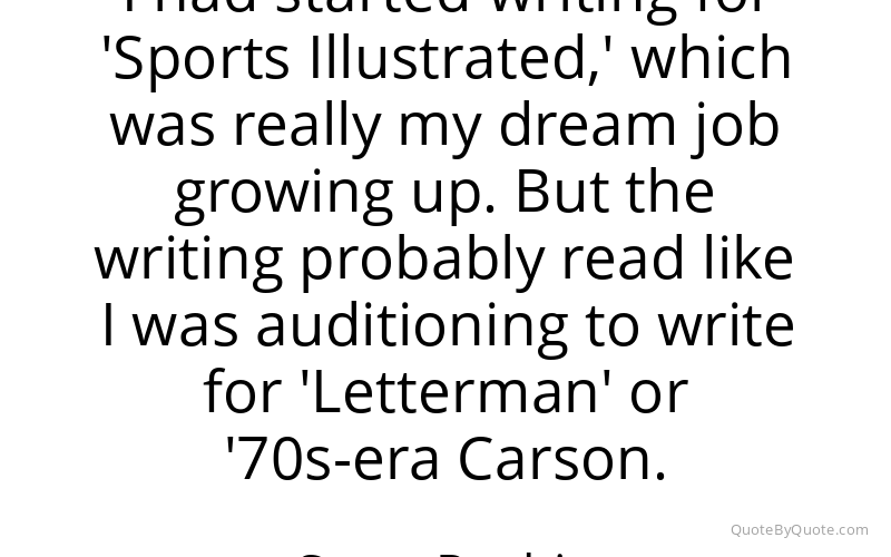 Preview image for this quote by Steve Rushin