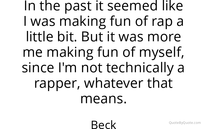Preview image for this quote by Beck