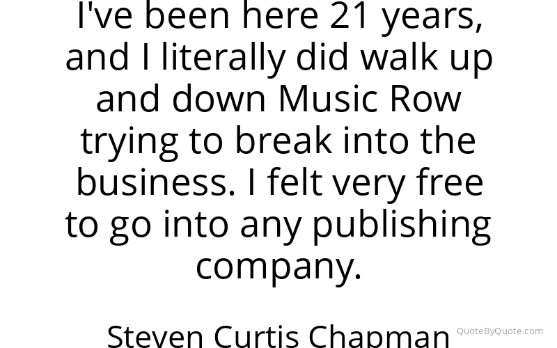 Preview image for this quote by Steven Curtis Chapman