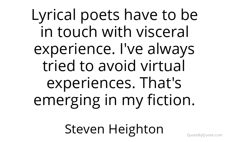 Preview image for this quote by Steven Heighton