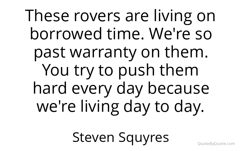 Preview image for this quote by Steven Squyres