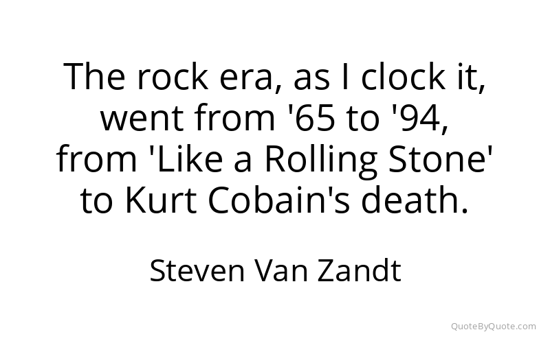 Preview image for this quote by Steven Van Zandt