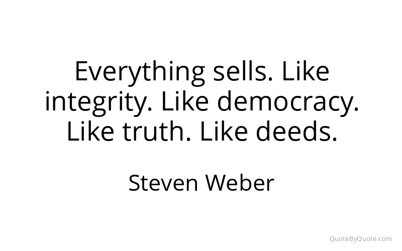 Preview image for this quote by Steven Weber