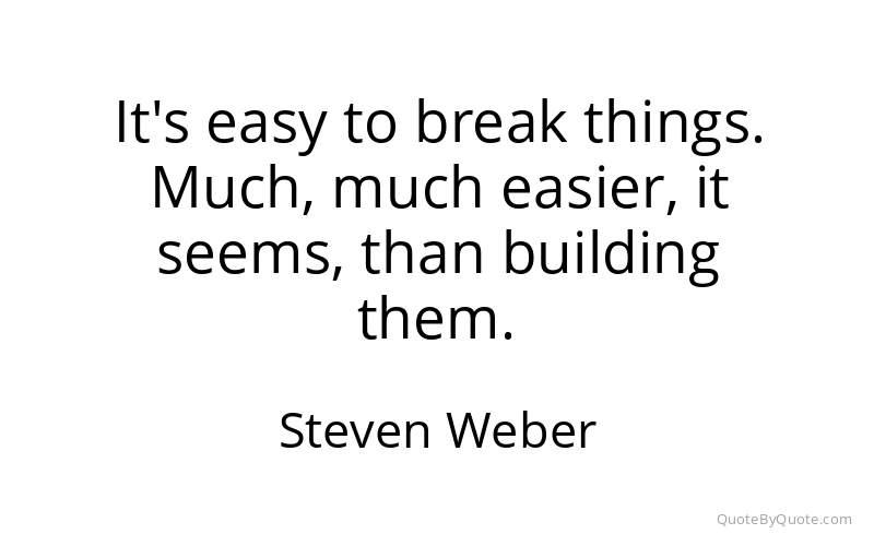 Preview image for this quote by Steven Weber