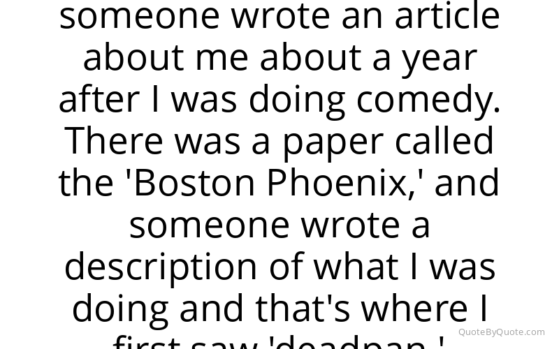 Preview image for this quote by Steven Wright