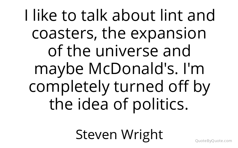 Preview image for this quote by Steven Wright