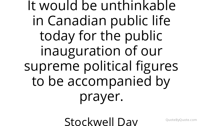 Preview image for this quote by Stockwell Day