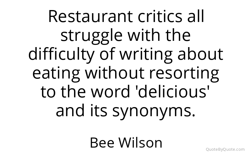 Preview image for this quote by Bee Wilson