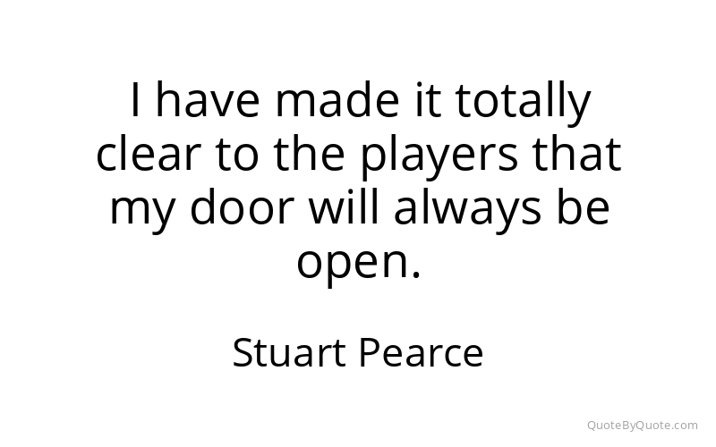 Preview image for this quote by Stuart Pearce
