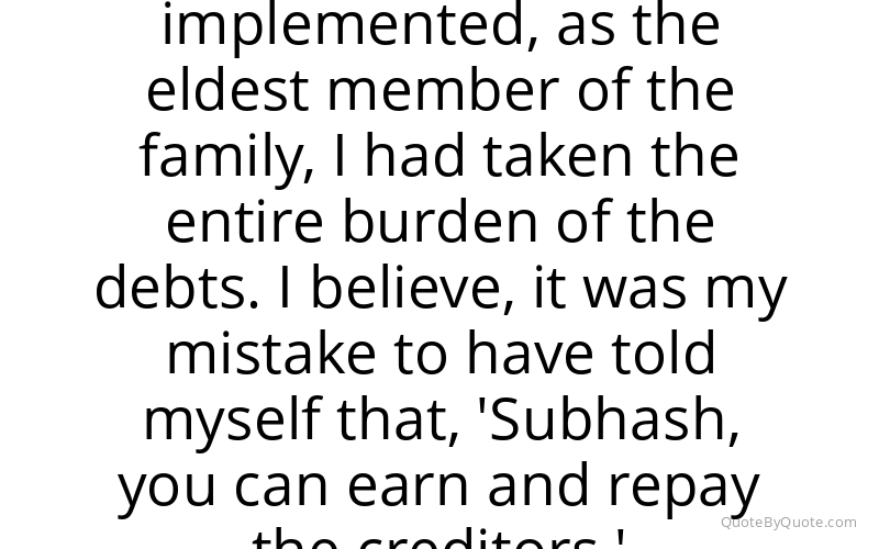 Preview image for this quote by Subhash Chandra