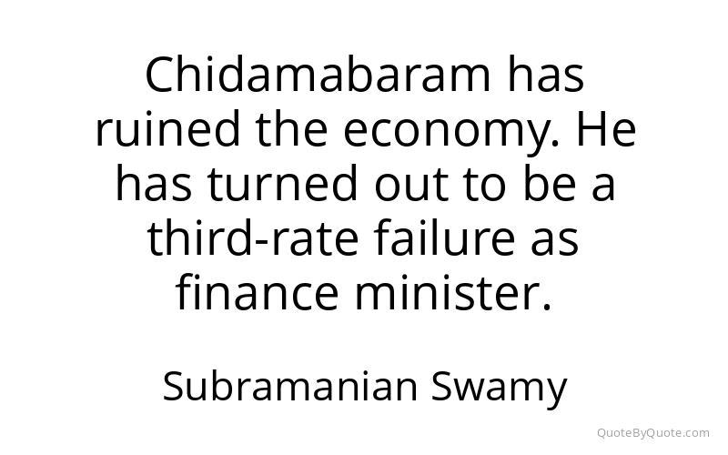 Preview image for this quote by Subramanian Swamy