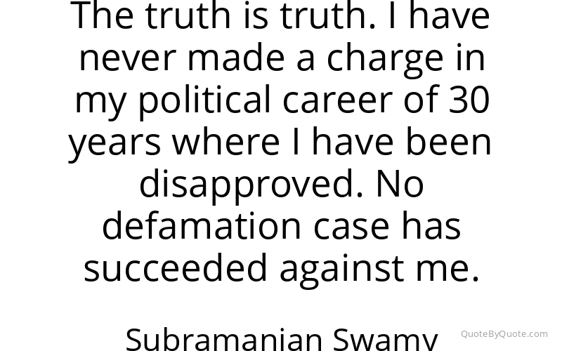 Preview image for this quote by Subramanian Swamy