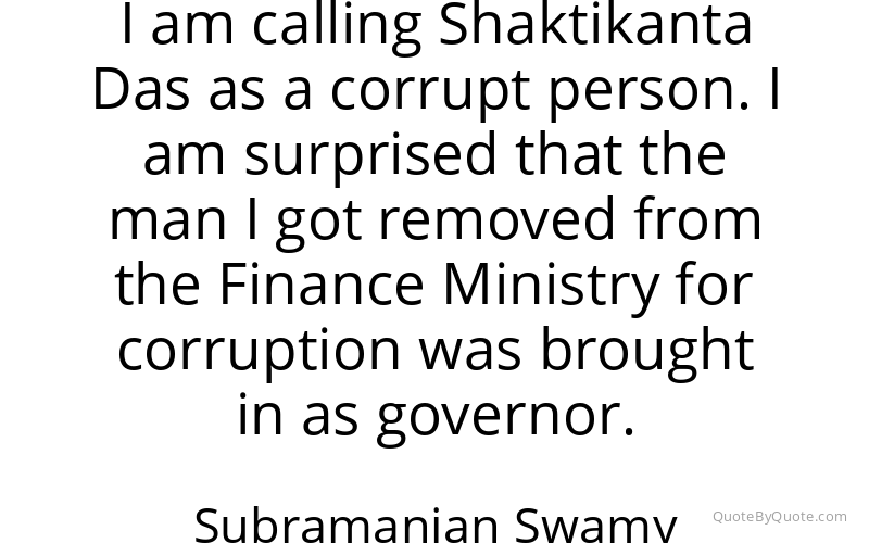 Preview image for this quote by Subramanian Swamy