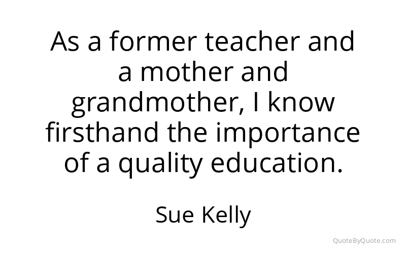 Preview image for this quote by Sue Kelly